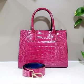 글로시 와니 스퀘어백 -진핑크